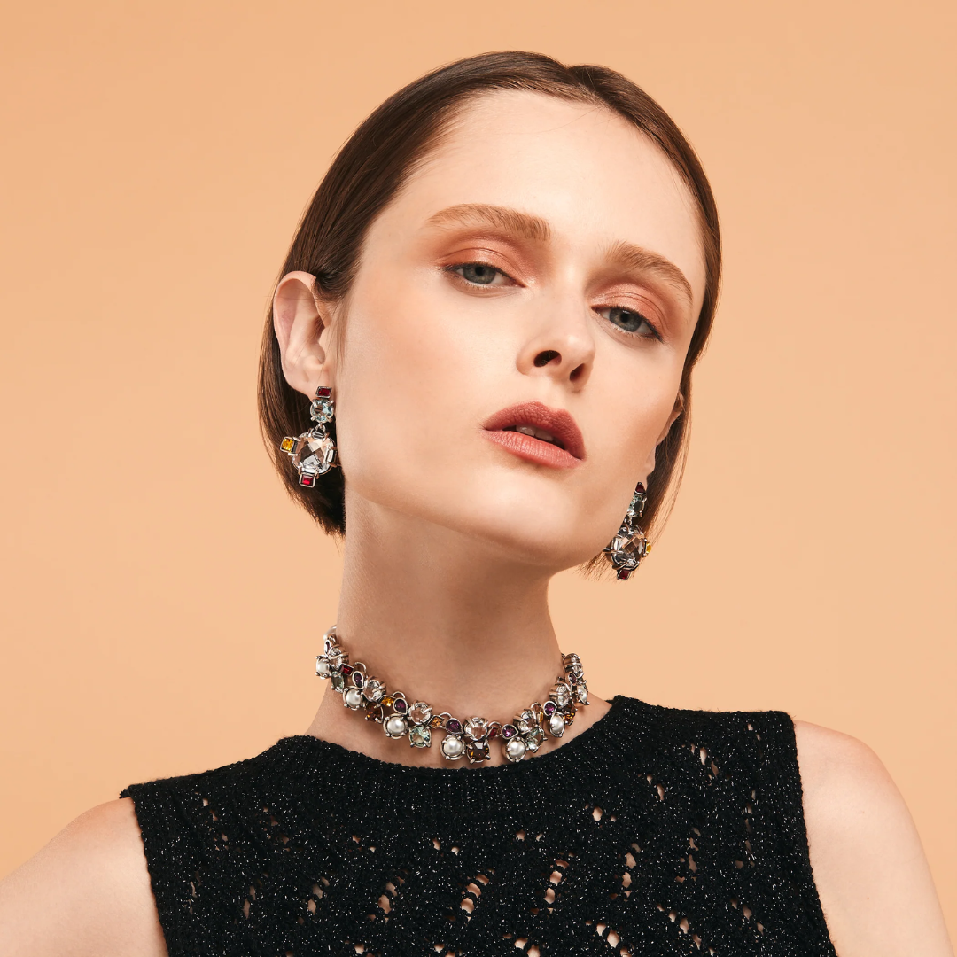 King Crystal Earrings