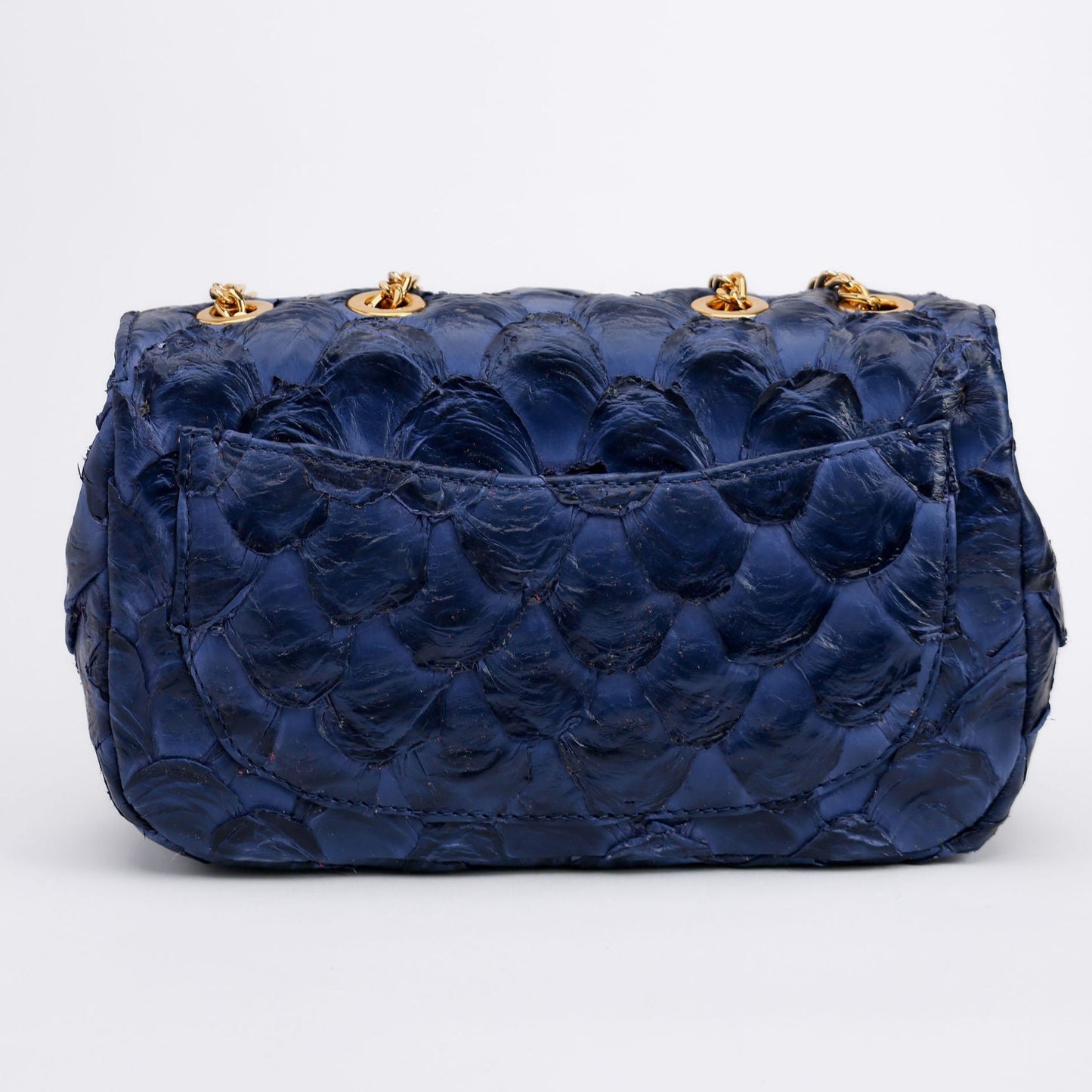 COPAIBA HANDBAG - SAPPHIRE BLUE AND GOLD