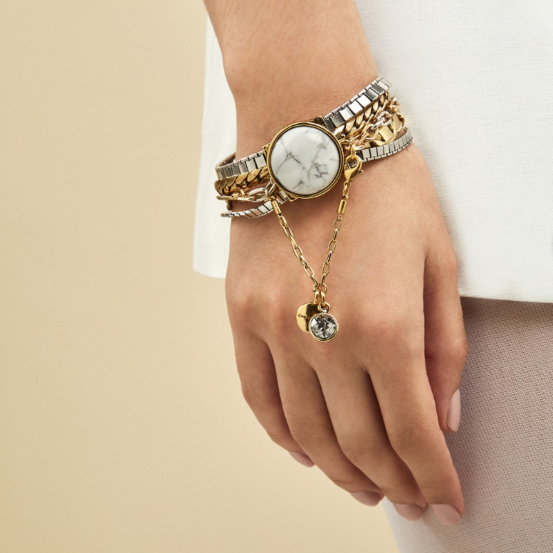 Layered Chain Bracelet – Fluxo de Metal Collection