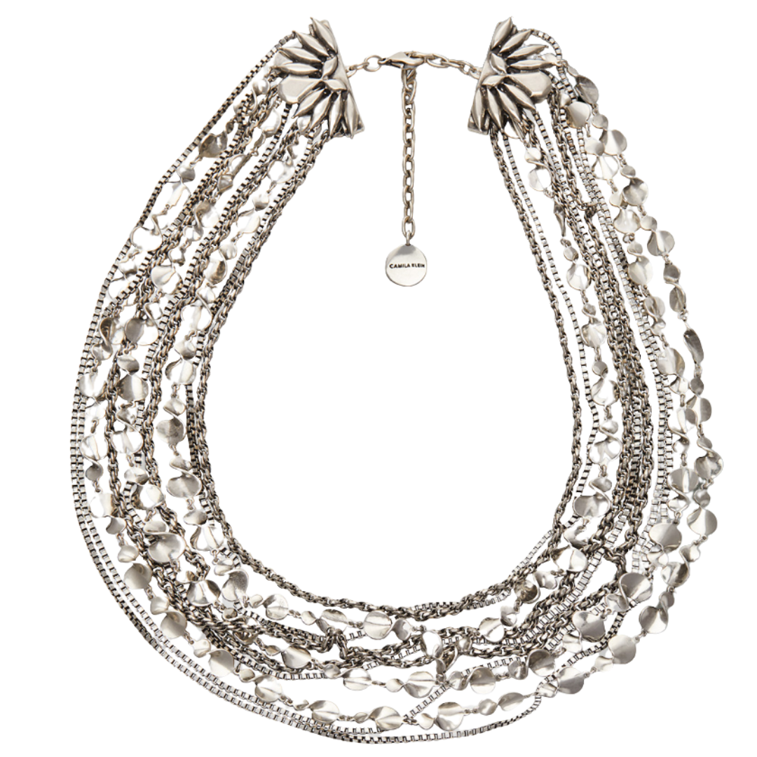 Layered Chain Necklace – Upcycling Collection