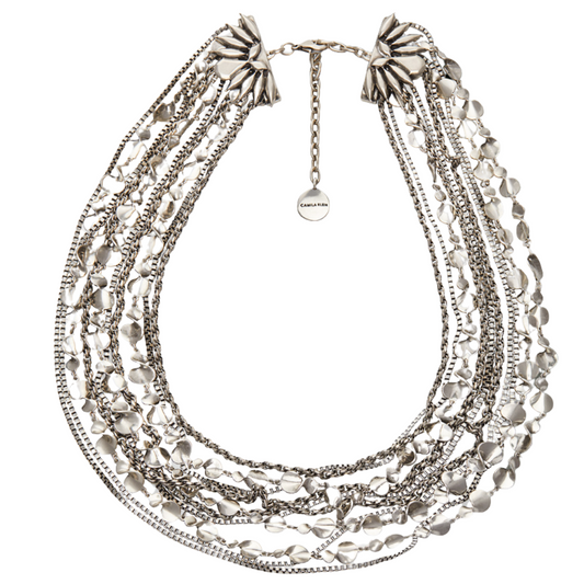 Layered Chain Necklace – Upcycling Collection